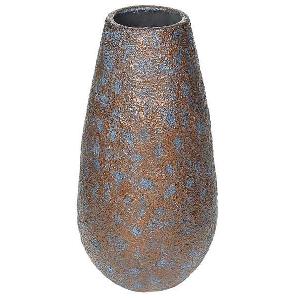 Dekovase BRIVAS Keramik 49 cm Dunkelbraun