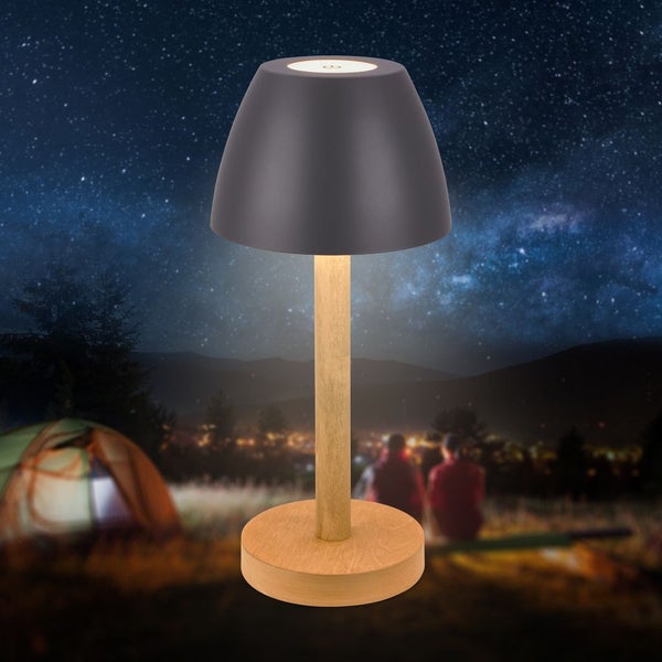 LED Tischlampe Akku LED Tischleuchte Kabellos Dimmbar Touch IP44 Warmweiß