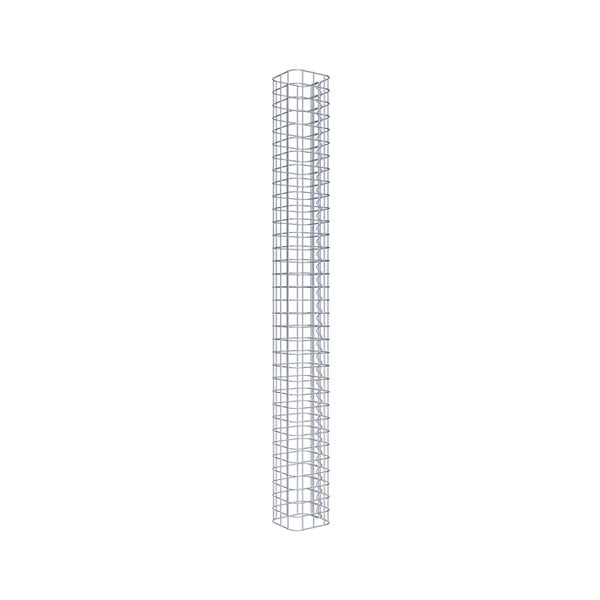 Gabionensäule 17 x 17 cm, MW 5 x 5 cm eckig - Höhe: 1,70 m