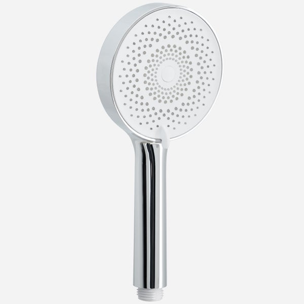 Handbrause mit rundem Duschkopf und Griff