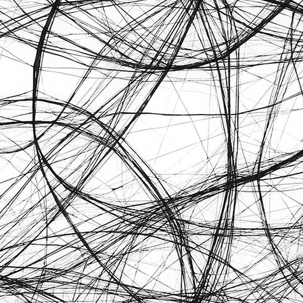 Abstraktes Muster mit sich kreuzenden Linien