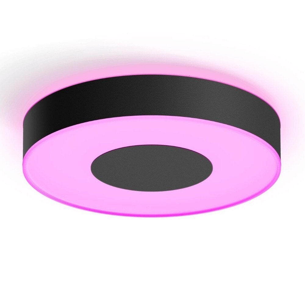 Philips Hue Bluetooth White &amp; Color Ambiance LED Deckenleuchte Infuse in Schwarz 33,5W 2350lm