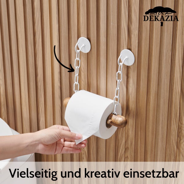 DEKAZIA® Gliederkette weiß matt | Deko Ketten Set aus 4 Gliederketten zum Basteln à 15cm | 2,7mm starke rostfreie Stahlkette Metall Kette Metallkette Weiße Kette Kette Zum Aufhängen