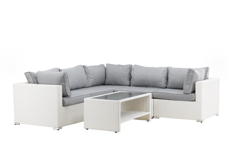 Amazon Loungeset 2 Teile grau,weiß. 1 X 1 X 1 cm