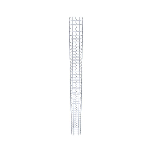 Gabionensäule 17 x 17 cm, MW 5 x 5 cm eckig - Höhe: 2,10 m