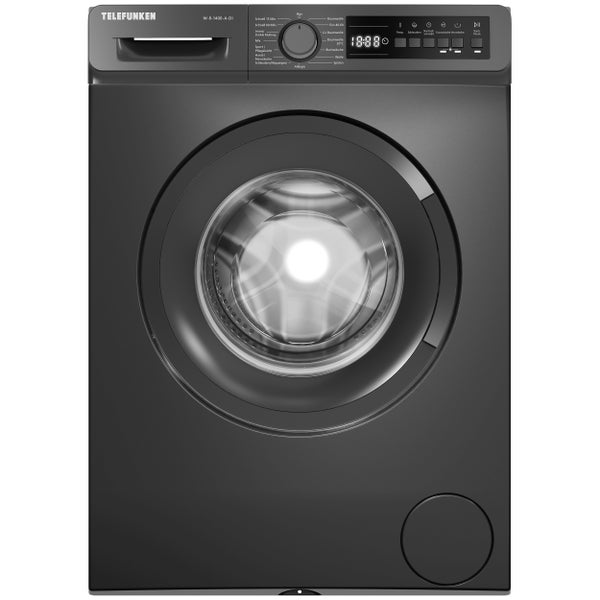 Telefunken Waschmaschine 8kg 1400 U/Min. Inverter Motor AquaStop 15 Programme W-8-1400-A-DI