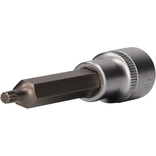 BRILLIANT TOOLS 1/2 Vielzahn-Bit-Stecknuss 100 mm lang M5 - BT022940