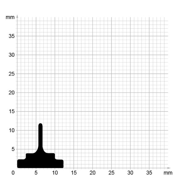 DIWARO. | Lippendichtung LP051 | schwarz | 5 Meter