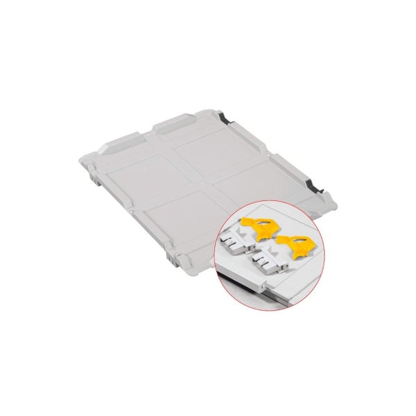 PROREGAL SuperSparSet 10x Eurobox NextGen Grip mit Scharnierdeckel und Gelben Schiebeschnappverschlüssen HxBxT 12 x 40 x 60 cm 23 Liter