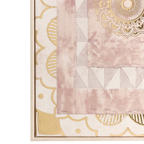 Canvas CALLAN Abstraktes Muster Gold