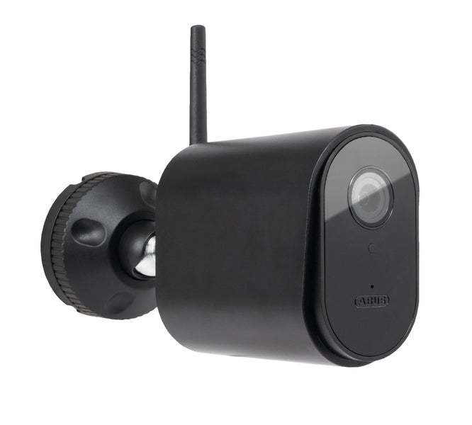 ABUS WLAN Überwachungskamera für den Außenbereich mit Wandhalterung und Antenne