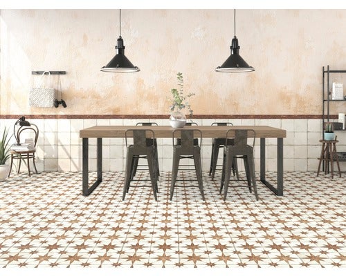 Wand- und Bodenfliese FS Star oxide 45x45cm