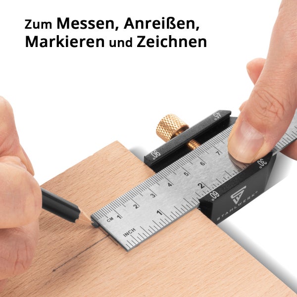 Winkel-Anschlaglineal | Markierungslehre | Anreißlehre