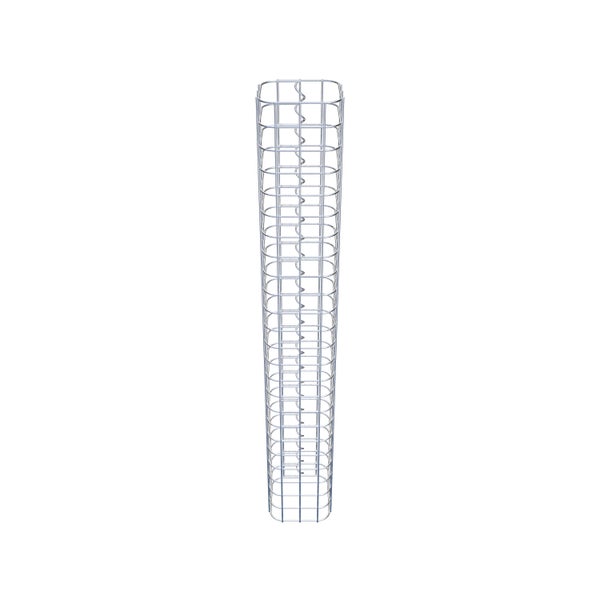Gabionensäule 17 x 17 cm, MW 5 x 5 cm eckig - Höhe: 1,20 m