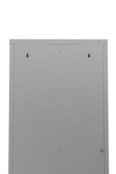 PROREGAL Garderobenspind Camel 4-Fächer HxBxT 195 x 60 x 50 cm Vorhängeschloss Grau