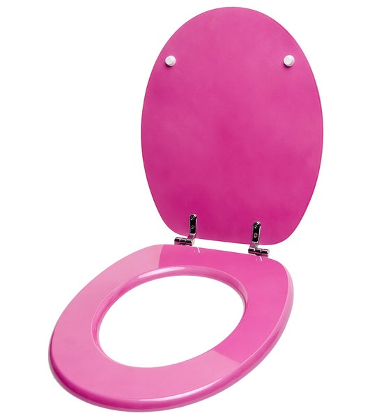 WC-Sitz Glitzer Pink