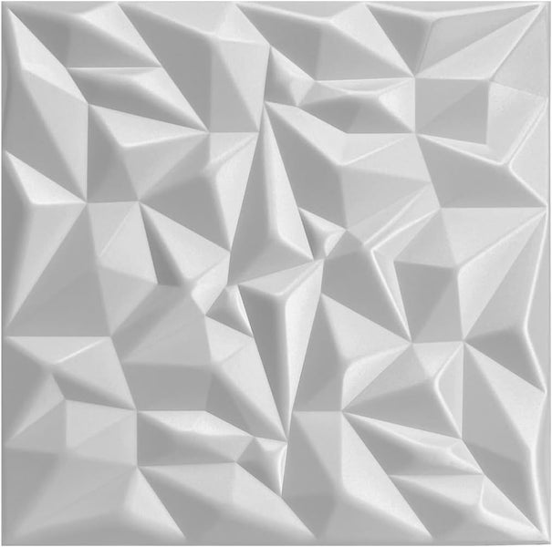 Polystyrol XPS Styropor 3D Paneelen Deckenpaneelen Dekoren 50x50cm 3mm stärke Mirror Weiß