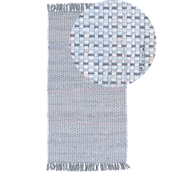 Teppich aus Textilfasern mit Fransen