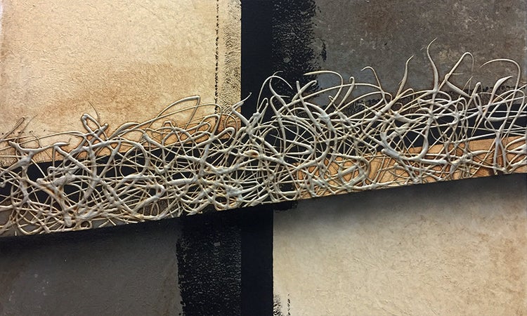Das Wohnzimmerbild -Overcoming- 210x80x2 cm handgemaltes Unikat