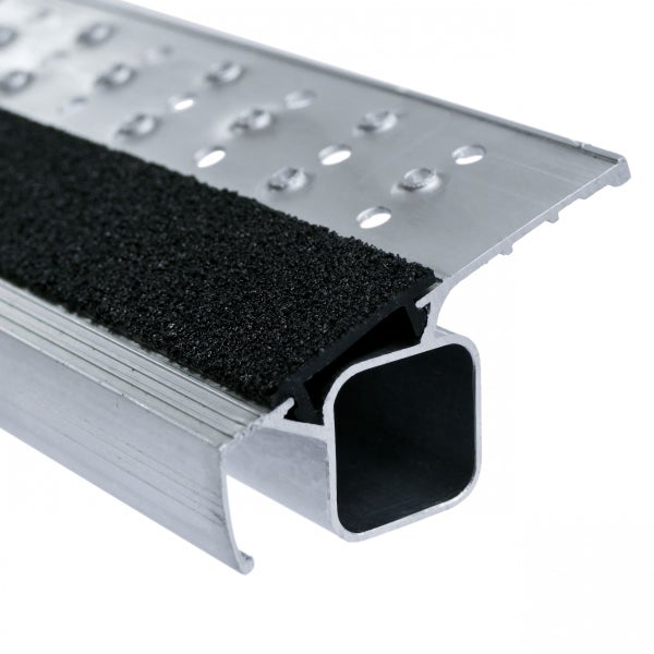 Aluminium Treppenkantenprofil mit Antirutschstreifen