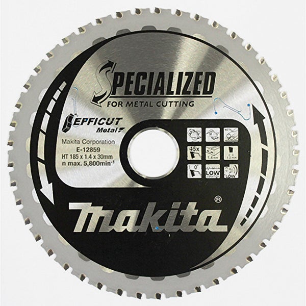Makita Sägeblatt für Metall, 185 Millimeter