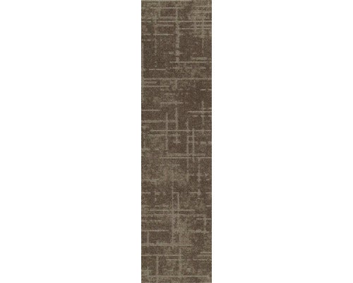 Teppichläufer mit abstraktem Linienmuster, Flachgewebe.