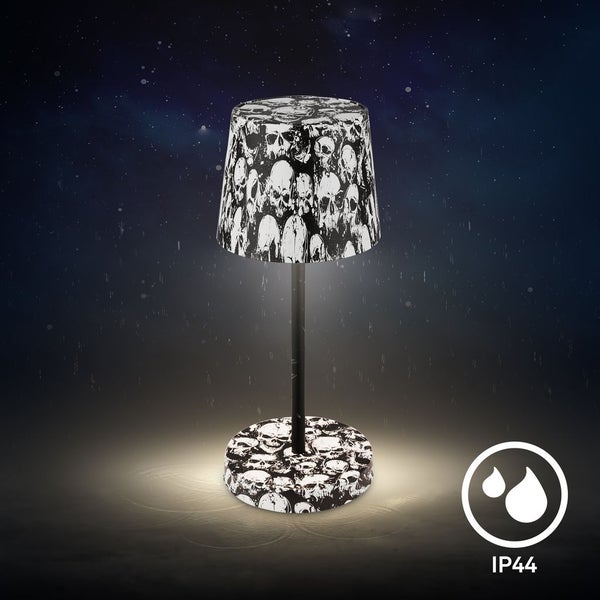 LED Tischlampe Akku IP44 Tischleuchte kabellos Aussen/Innen Dimmbar Touch