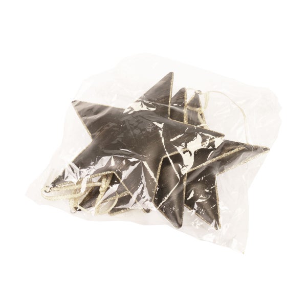 Verpackung mit Sternanhängern