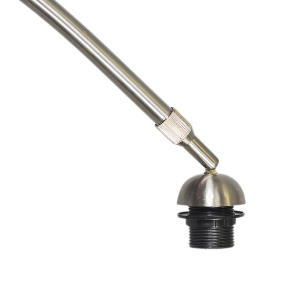Lampenfassung mit Gelenk und Arm aus Metall