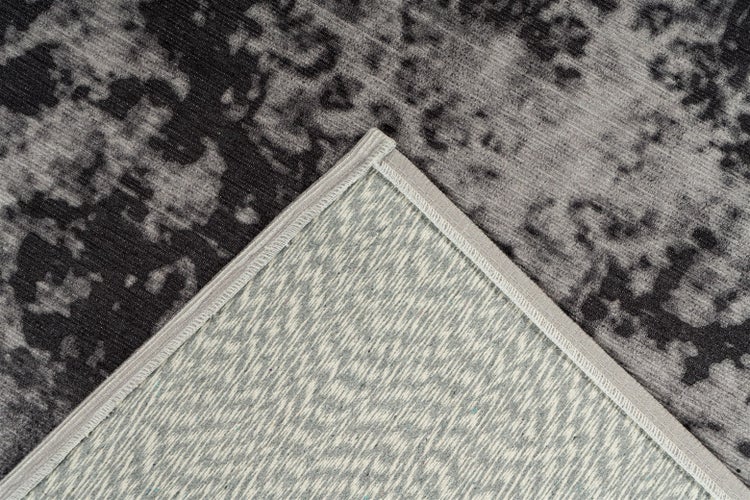 Flachflor Teppich Orion Grau Vintage 160 x 230 cm