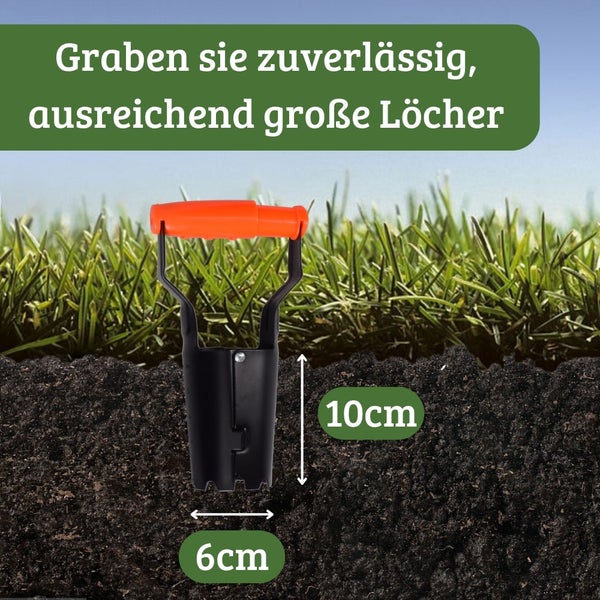 Zwiebelpflanzer Garten Blumenzwiebelpflanzer Zwiebelstecher Auslöseautomatik Pflanzhilfe für Blumenzwiebeln Pflanzautomat
