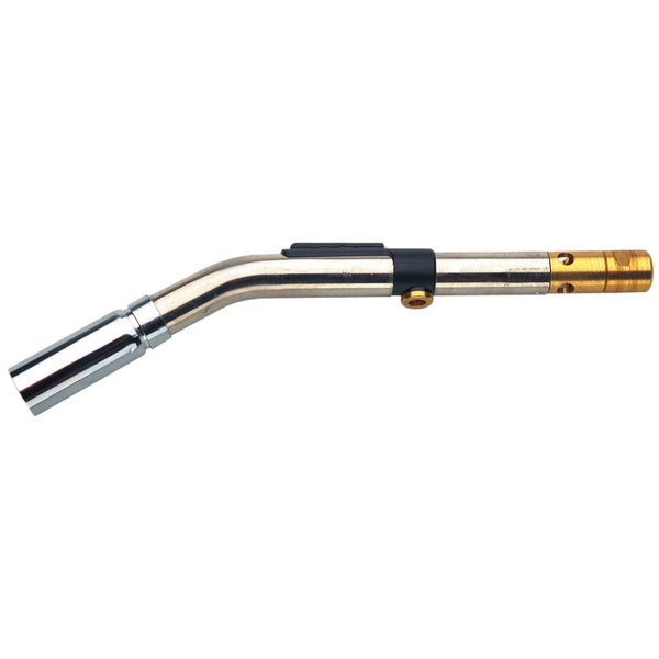 Gebogener Brennerhals aus Metall für MIG MAG Schweißbrenner.