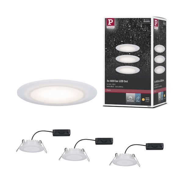 LED Deckenleuchte mit 240 Millimeter Durchmesser und 50 Millimeter Tiefe inklusive 5 Jahre Garantie