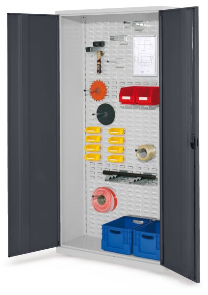 Werkzeugschrank mit Werkzeugen und Zubehör zur Aufbewahrung und Organisation