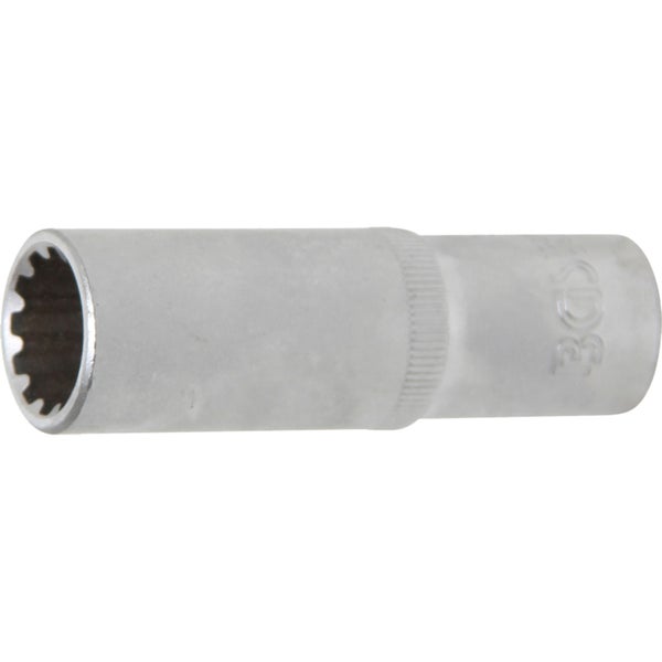 BGS Steckschlüssel-Einsatz Gear Lock tief Antrieb Innenvierkant 12,5 mm (1/2) SW 16 mm - 10256