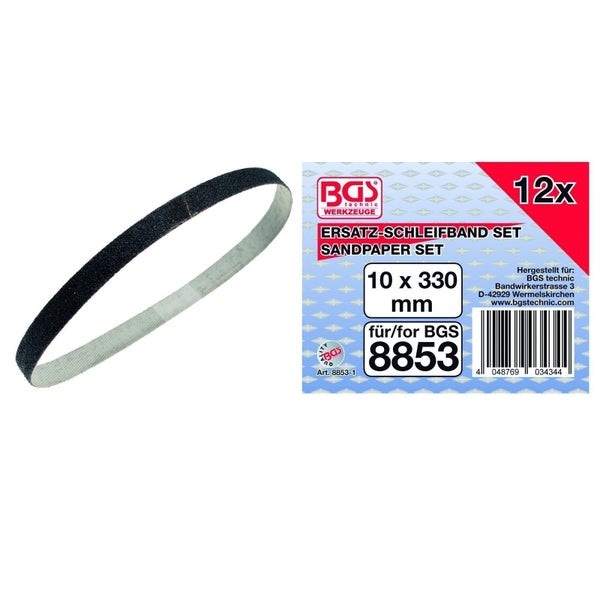 Ersatzschleifband Set 10 x 330 Millimeter