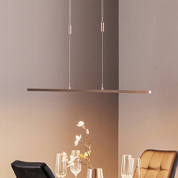 quitani LED Tolu (Modern) in Alu aus Aluminium (1 flammig, ) Wohnzimmerleuchte