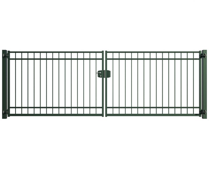 Doppelflügeltor aus Metall für den Außenbereich