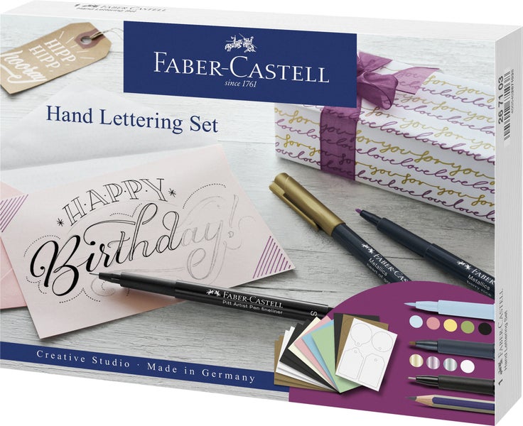 Faber-Castell Kreativset Handlettering 12er Set Hand Lettering Set