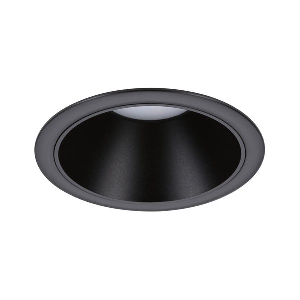 LED Einbauleuchte 3-Step-Dim Cole Coin 1er-Set IP44 rund 88mm Coin 6W 470lm 230V dimmbar 2700K Schwarz