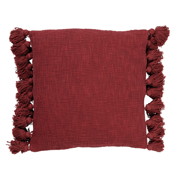 Ruby Dekokissen - Unifarben 45x45 cm, Rot