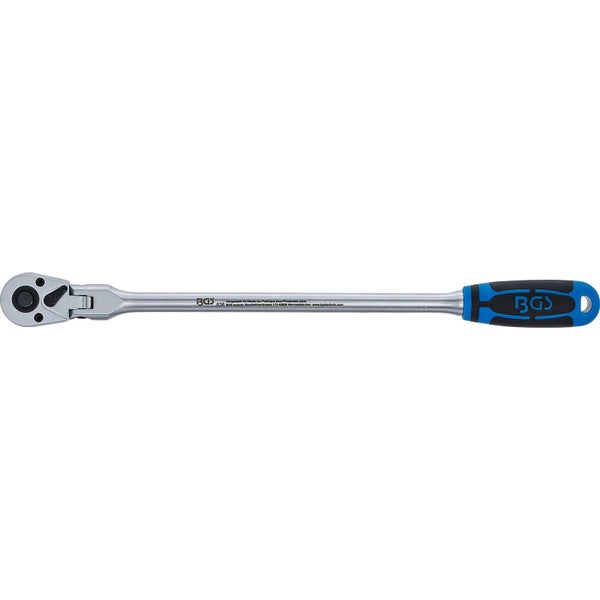 BGS Gelenkknarre arretierbar extra lang Abtrieb Außenvierkant 6,3 mm (1/4) 304 mm - 638