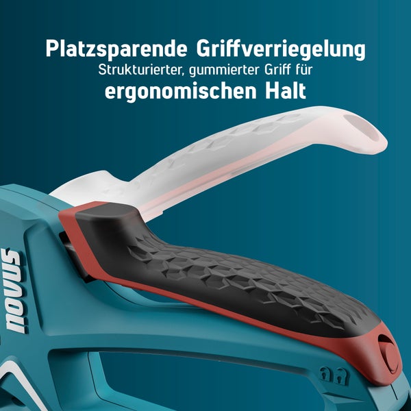 Novus Tools Handtacker J-15 4-10 mm, Profi-Tacker geeignet für Feindraht- & Flachdrahtklammern 030-0473