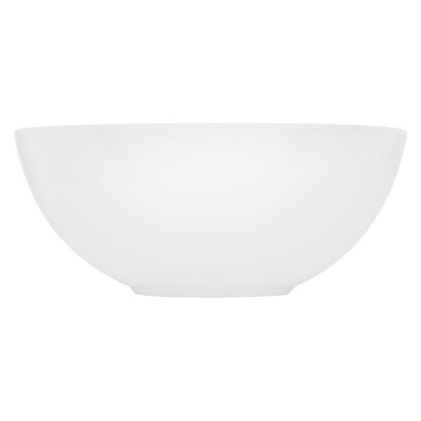 ECD Germany Waschbecken Waschtisch Ø 320x135 mm aus Keramik Weiß inkl. Ablaufgarnitur für Waschbecken ohne Überlauf Aufsatzbecken Aufsatzwaschbecken Aufsatzwaschtisch Waschschale Spülbecken Becken