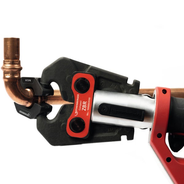 Rothenberger Compact ZBR Presszange mit Kupferrohr
