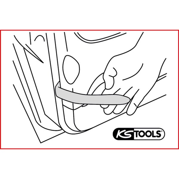 KS TOOLS Kunststoffkeil-Satz 5tlg. - 911.8120