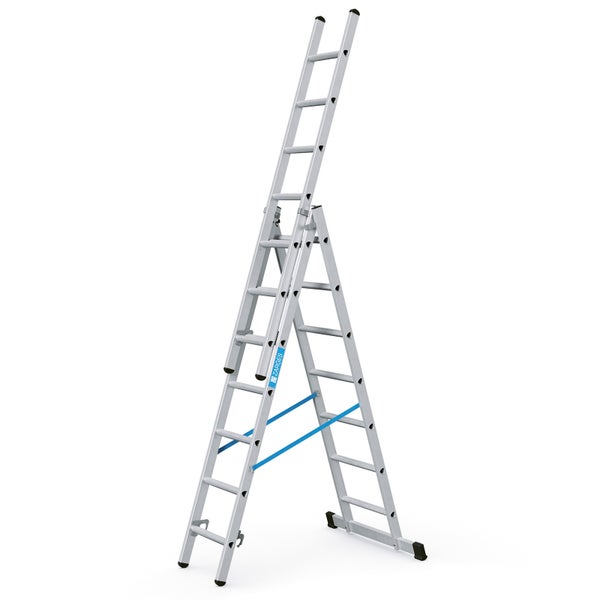 Aluminium Mehrzweckleiter im A-förmigen Aufbau mit ausziehbarer Verlängerung