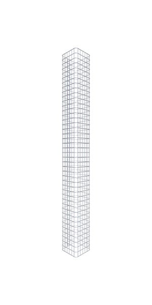 Gabionensäule 32 x 32 cm MW 5 x 5 cm eckig - Höhe: 2,10 m