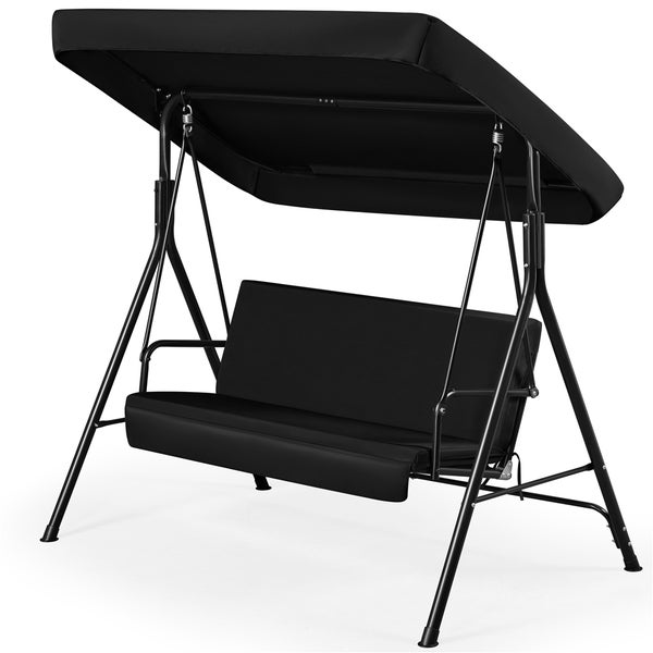 Gartenschaukel mit Dach und Sitzkissen