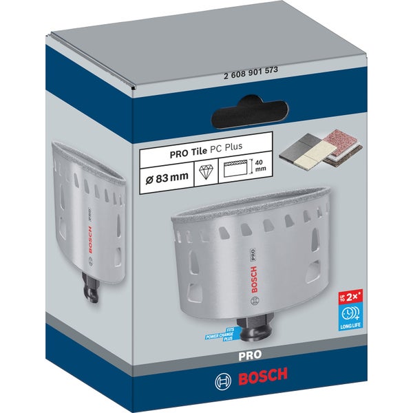Bosch PRO Tile PC Plus Lochsäge 83 mm HS - 2608901573